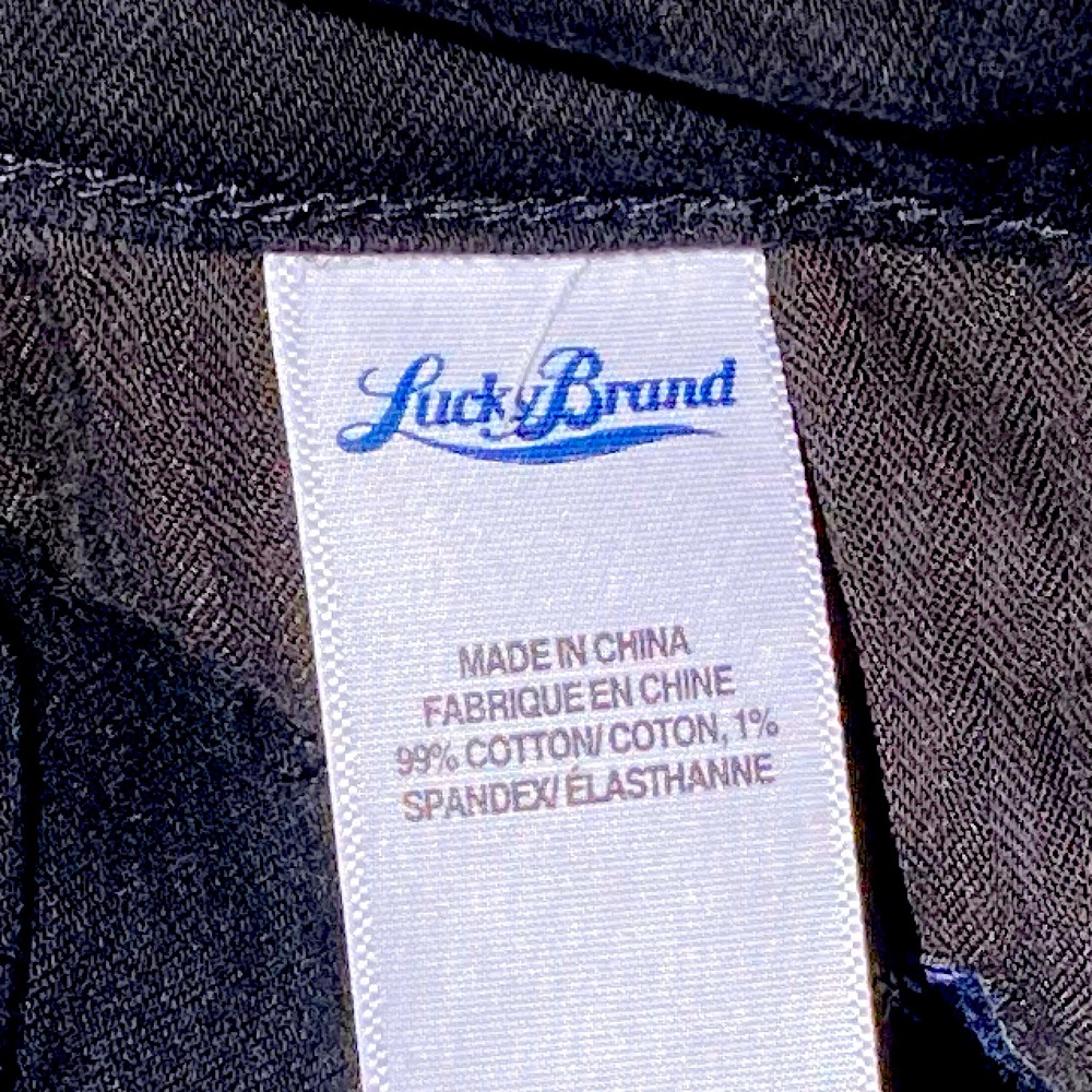 Lucky Brand Sofia Skinny Black Midrise Jeans - Picture 7 of 8